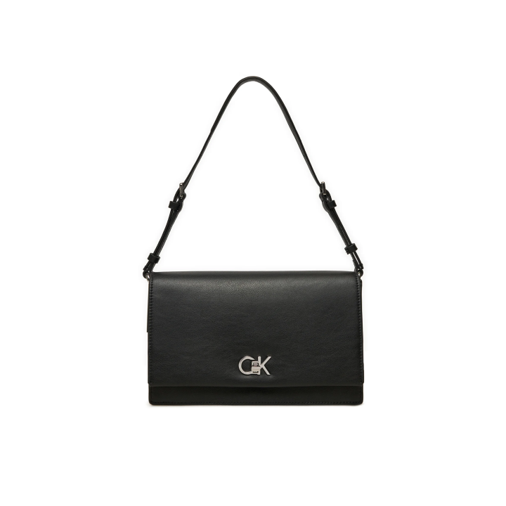 Bolso cruzado Calvin Klein de poliéster negro vista general