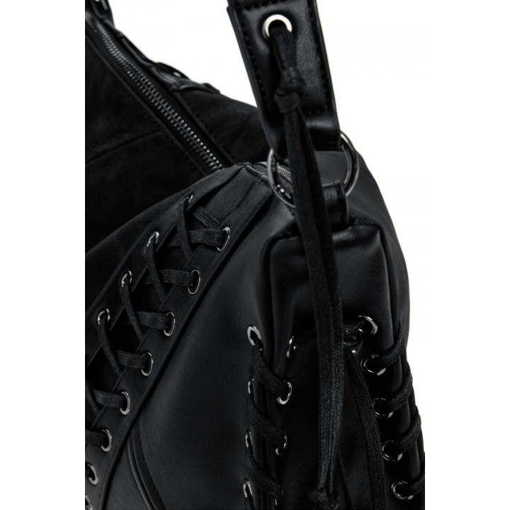 Bolso Desigual Leiria Tango Patch cuadrado de polietileno negro