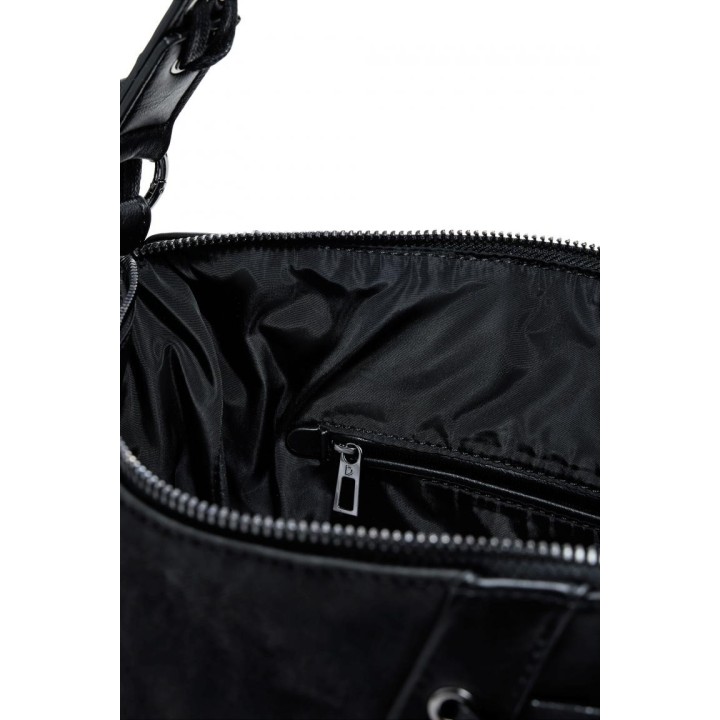 Bolso Desigual Leiria Tango Patch cuadrado de polietileno negro