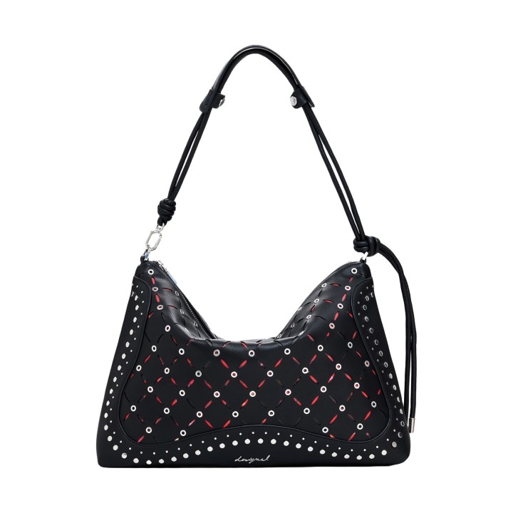 Bolso Desigual Yankee Leiria Mini de polietileno negro