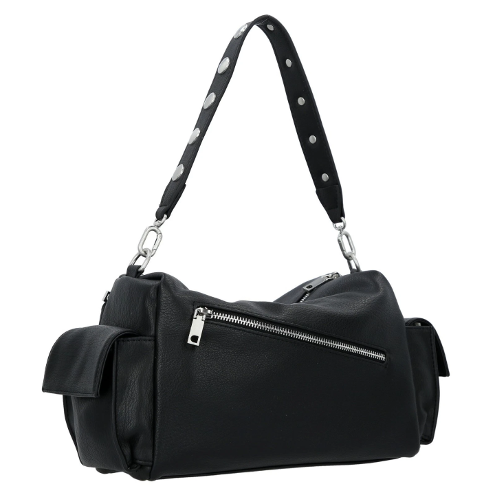 bolso negro de polietileno Desigual para mujer dorsal