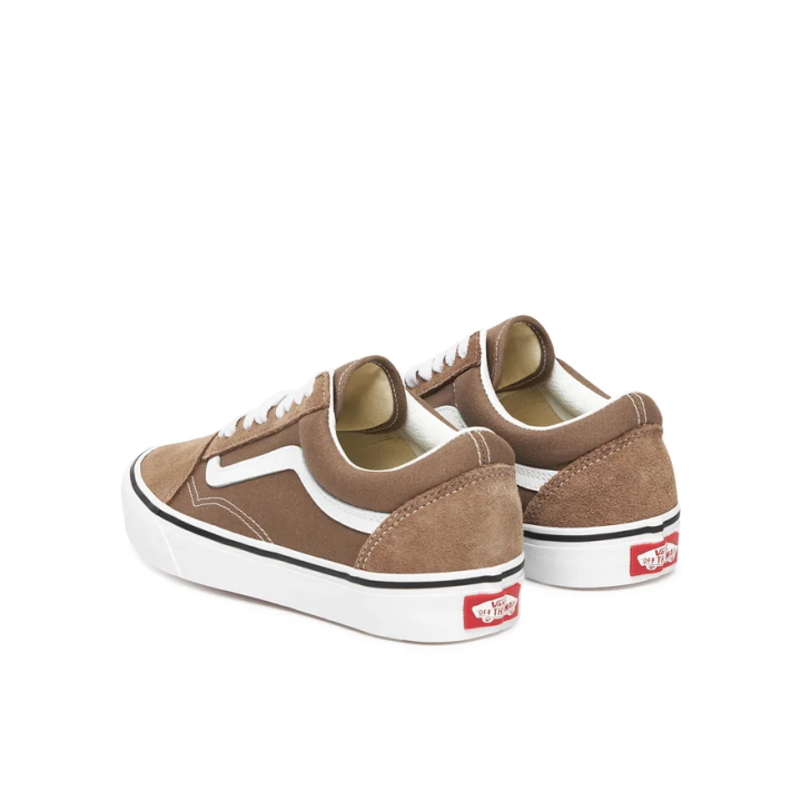 Zapatillas Vans Old Skool unisex marron walnut vista trasera