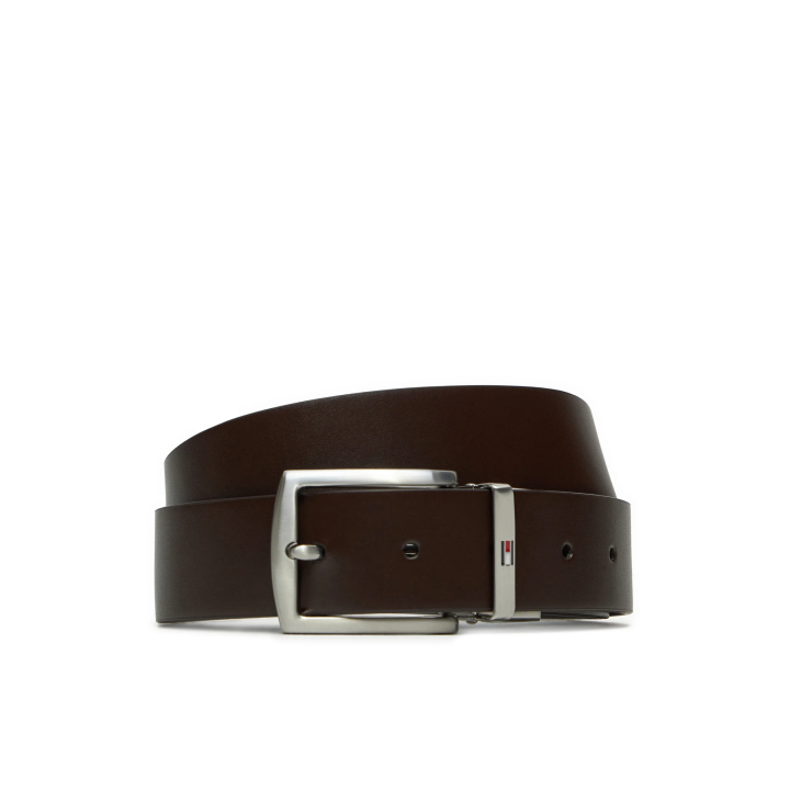 Cinturón reversible Tommy Hilfiger de piel clásico negro marrón