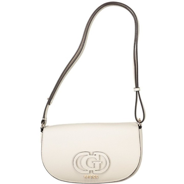 bolso blanco para mujer Guess vista frontal