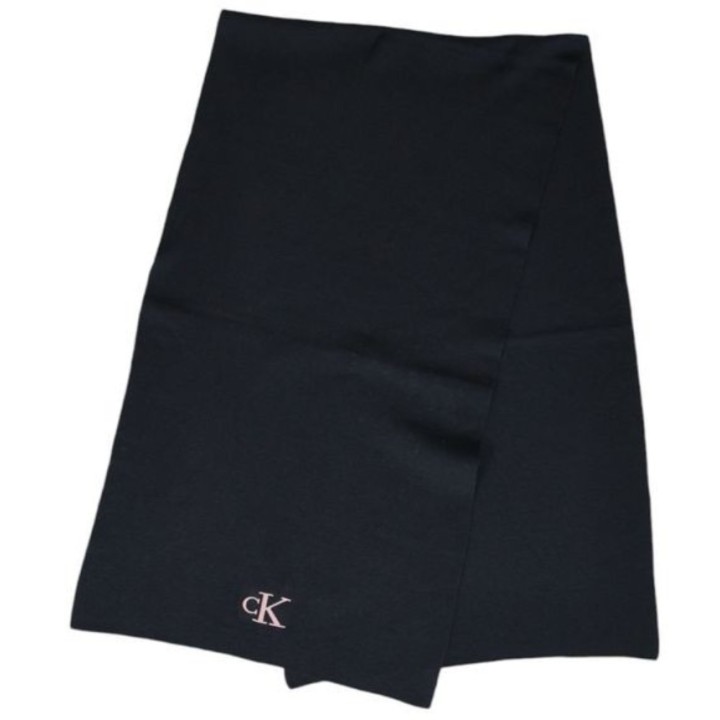 Bufanda negra de poliester reciclado Calvin Klein