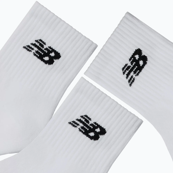 Calcetines New Balance Everyday Ankle 3 Pairs blancos detalle