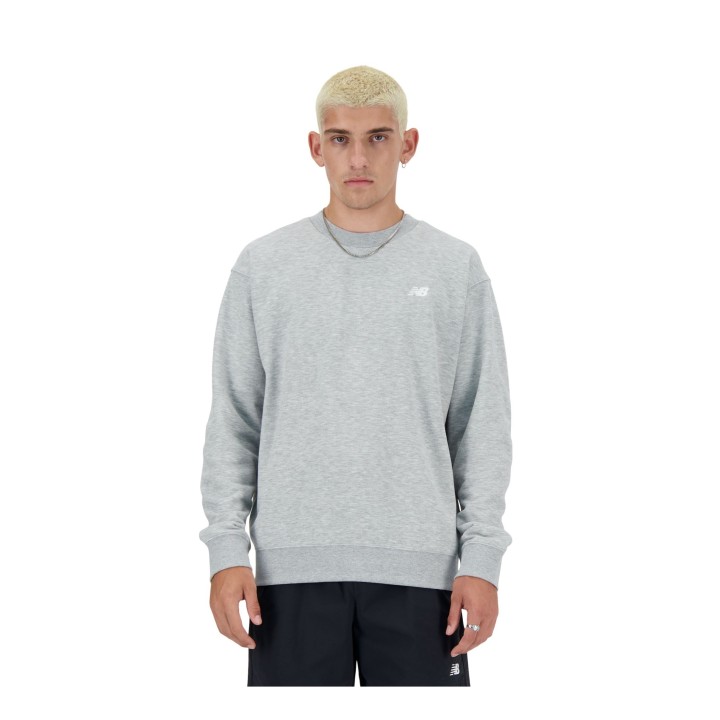 Sudadera New Balance French Terry  Crew gris