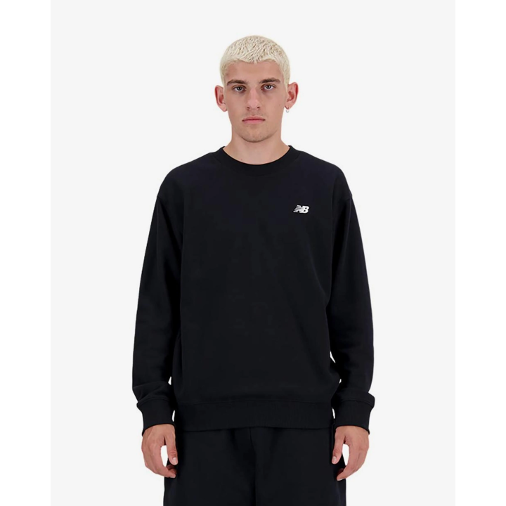 Sudadera New Balance French Terry  Crew negro
