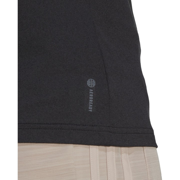 Camiseta Adidas We Min negro vista frontal detalle aeroready