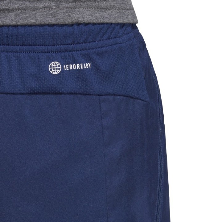Pantalón corto Adidas Essentials azul oscuro vista dorsal