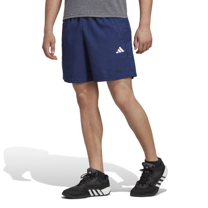 Pantalón corto Adidas Essentials azul oscuro vista general