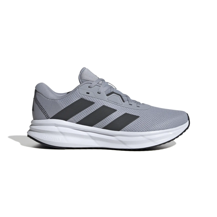 Zapatillas Adidas Galaxy 7 running grises vista lateral izquierda