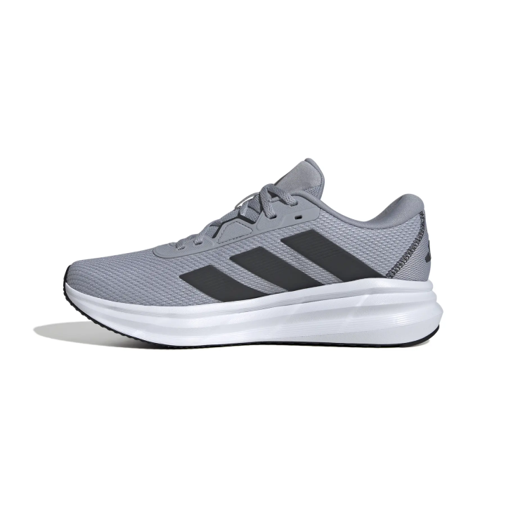 Zapatillas Adidas Galaxy 7 running grises vista lateral derecha
