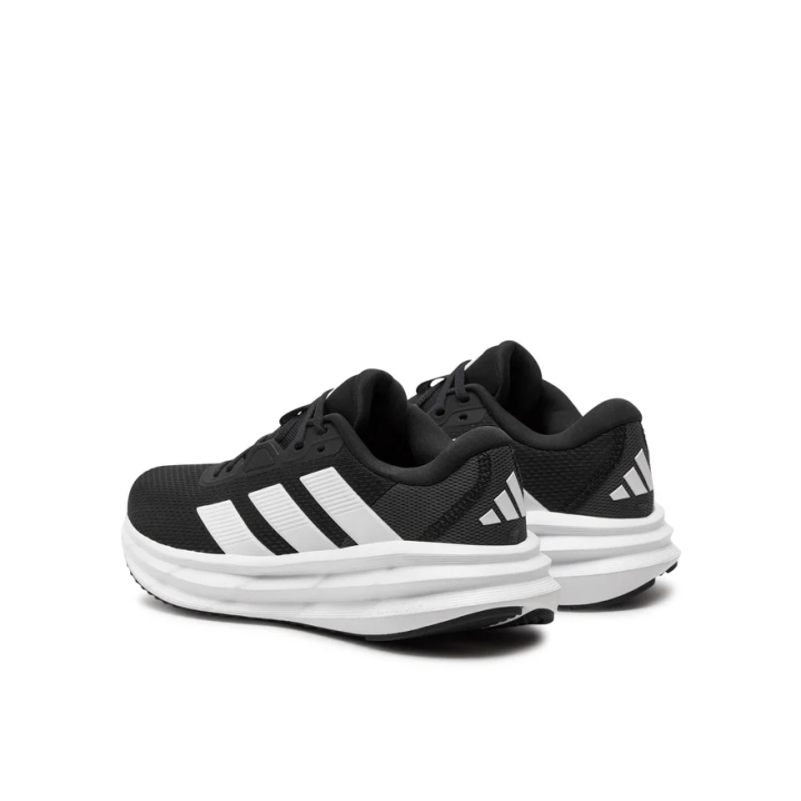 Zapatillas Adidas Galaxy 7 running negras blancas vista dorsal