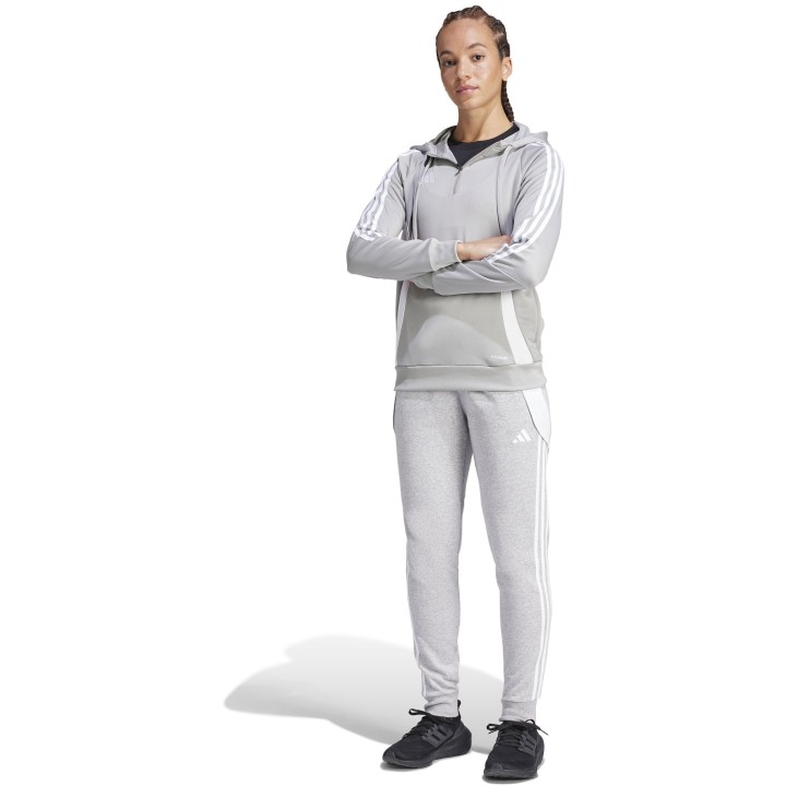 Pantalón Adidas Tiro24 gris blanco vista general 2