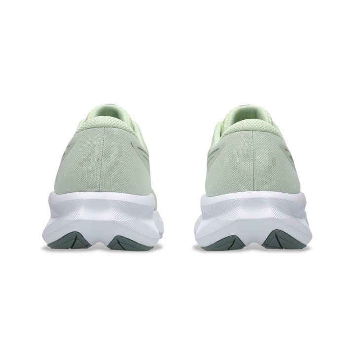 Zapatillas Asics Patriot 14 running verde claro azul vista dorsal