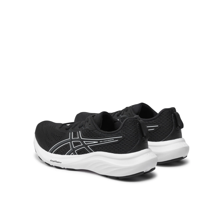 Zapatillas Asics Gel Contend 9 running negro blanco lateral