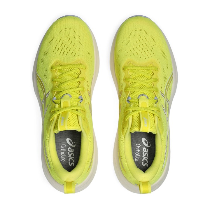 Zapatillas Asics Gel Pulse 16 running amarillo blanco vista cenital