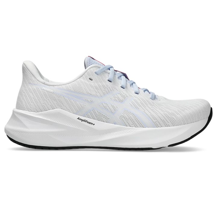 Zapatillas Asics Versablast 4 running blanco azul degradado vista lateral