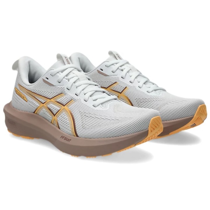 Zapatillas Asics GT 1000 14 running blanco rojo laterall