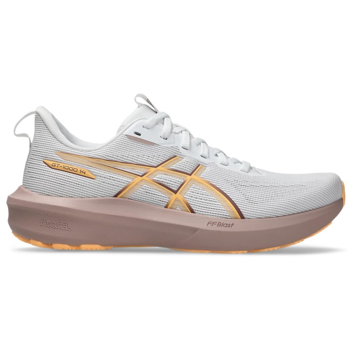 Zapatillas Asics GT 1000 14 running blanco rojo