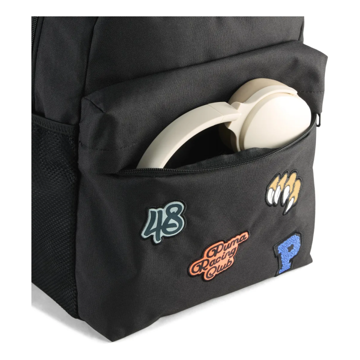 Mochila Puma Phase Patch burdeos bolsillo exterior