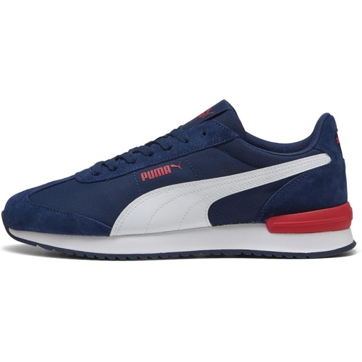 Zapatillas Puma R78 Wind casual azul vista lateral izquierda