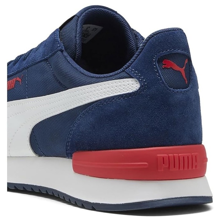 Zapatillas Puma R78 Wind casual azul vista dorsal