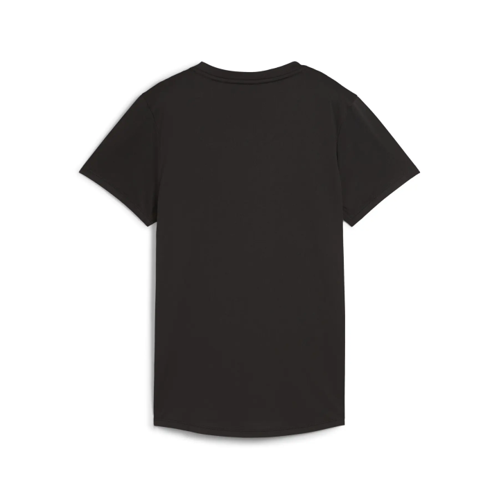 Camiseta Puma training Essentials cuello en V negra vista dorsal