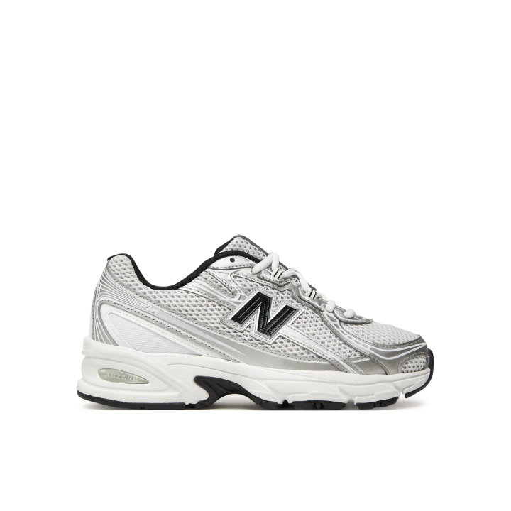 Zapatillas New Balance 740 casual blanco plata vista lateral