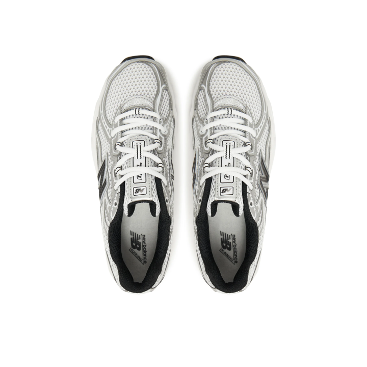 Zapatillas New Balance 740 casual blanco plata vista general cenital
