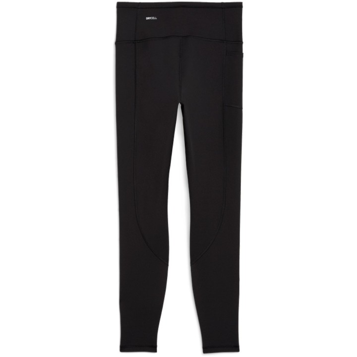 Leggings Puma negros Evostripe de cintura alta negros vista dorsal