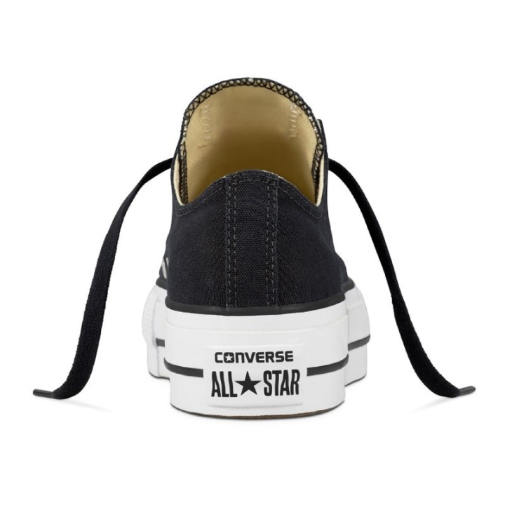Zapatillas Converse Chuck Taylor All Star Platform canvas negro vista dorsal