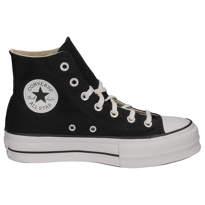 Zapatillas Converse Chuck Taylor All Star Platform negro vista lateral