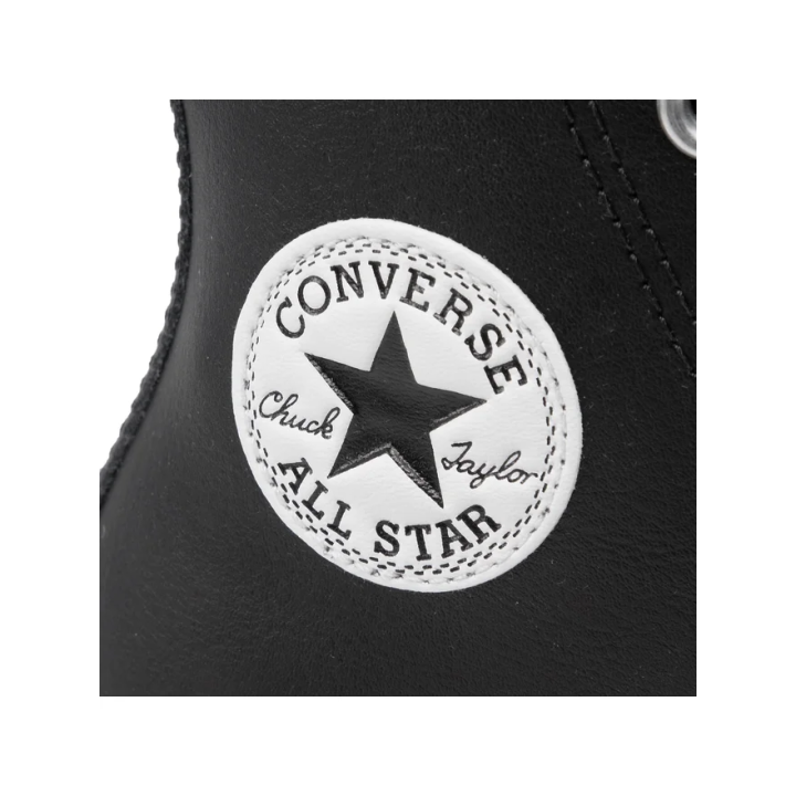 Zapatillas Converse Chuck Taylor All Star Platform piel negro detalle logo