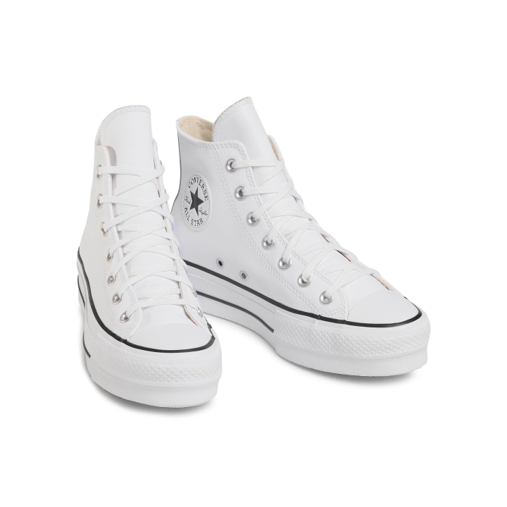 Zapatillas Converse Chuck Taylor All Star Platform piel blanco