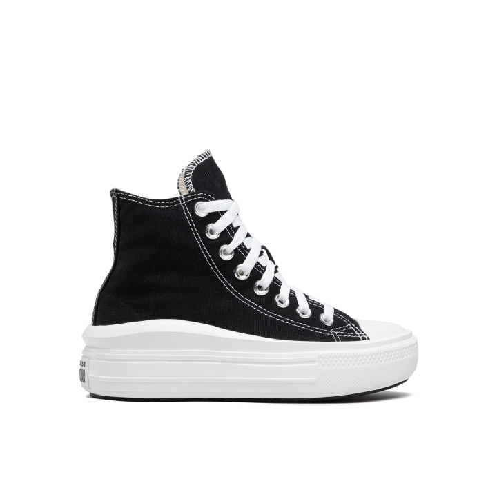 Zapatillas Converse Chuck Taylor All Star Move negro vista lateral