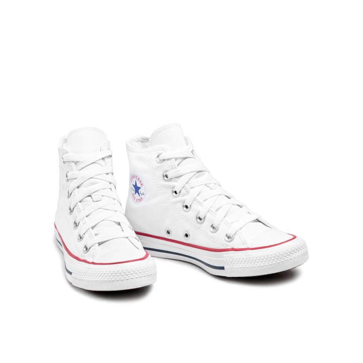 Zapatillas Converse Chuck Taylor All Star blanco vista tres cuartos frontal