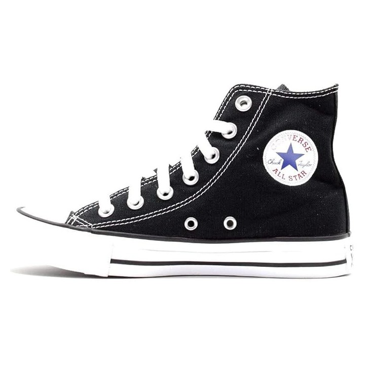 Zapatillas Converse Chuck Taylor All Star unisex negro vista lateral con logo