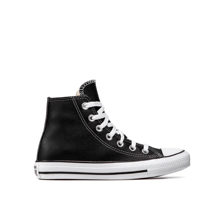Zapatillas Converse Chuck Taylor All Star Mono Piel unisex negro vista lateral