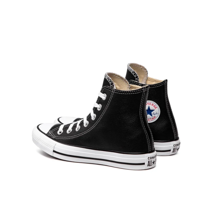 Zapatillas Converse Chuck Taylor All Star Mono Piel unisex negro vista trescuartos dorsal