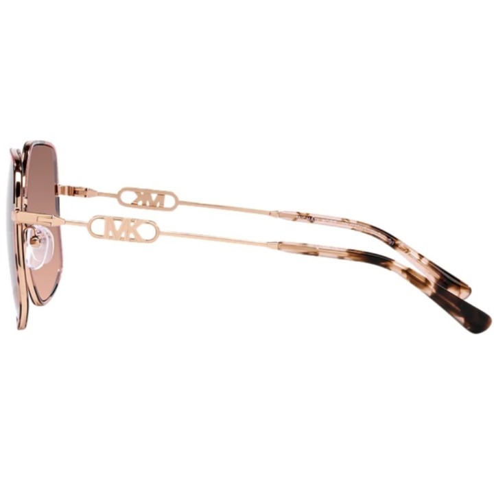 Gafas de sol Michael Kors Empire Butterfly mariposa doradas detalle