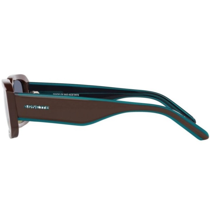 Gafas de sol Arnette Thekidd rectangulares marron detalle