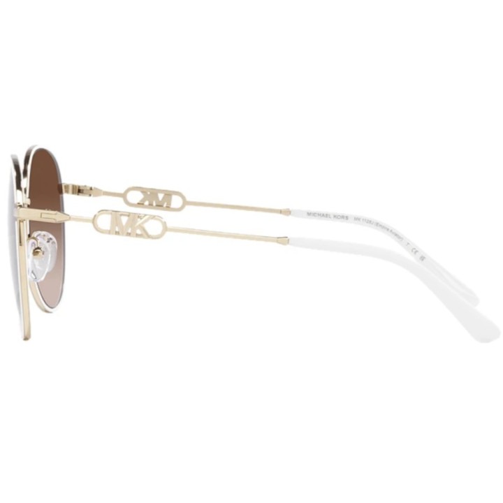 Gafas de sol Michael Kors Empire dorado detalle