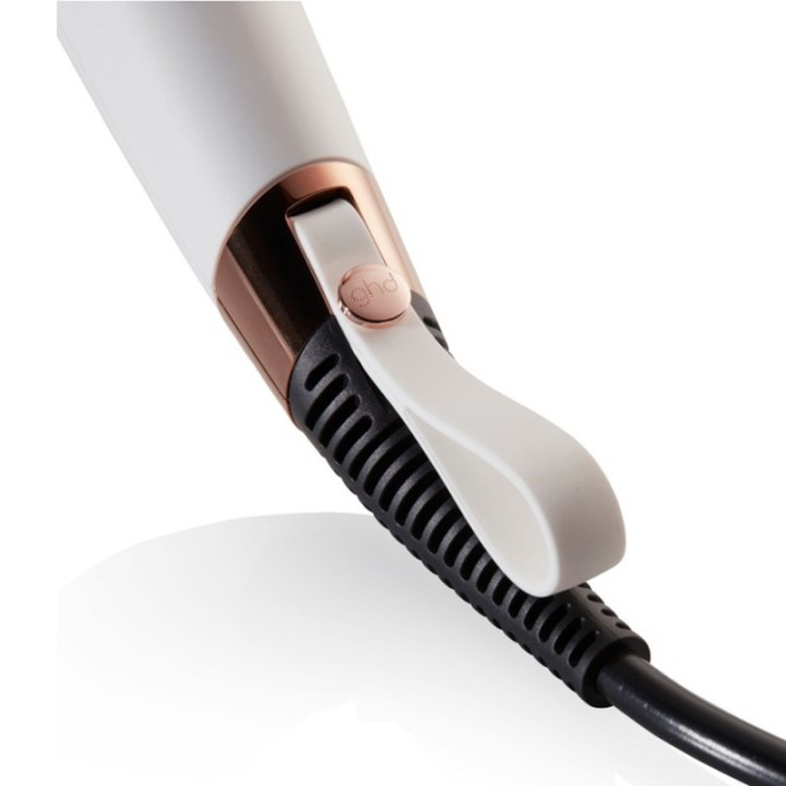 Secador profesional ghd Helios blanco detalle cable