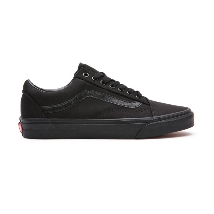 Zapatillas Vans Old Skool casual unisex negro vista lateral