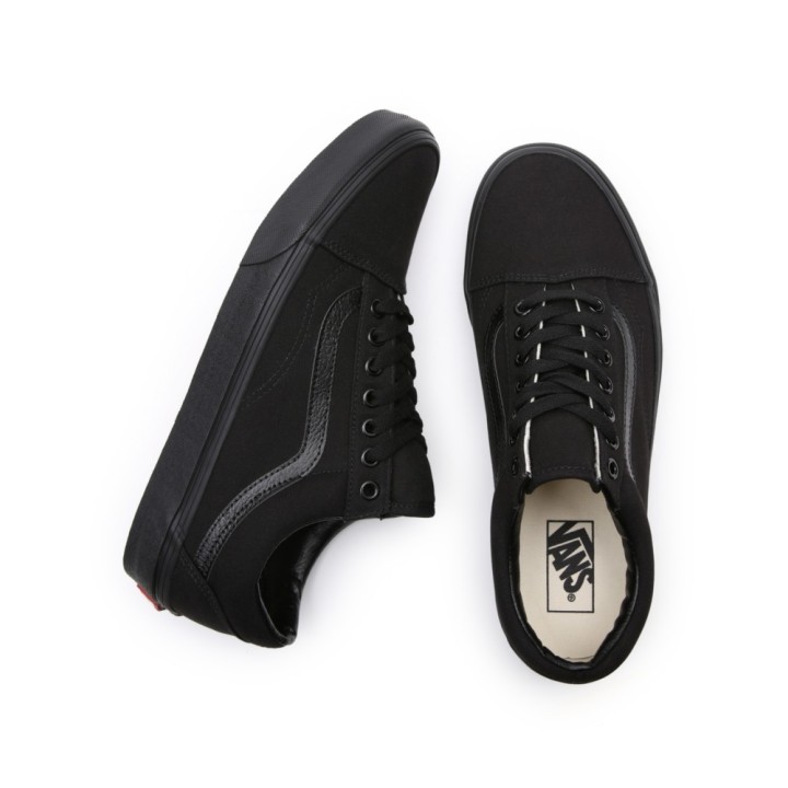 Zapatillas Vans Old Skool casual unisex negro vista cenital