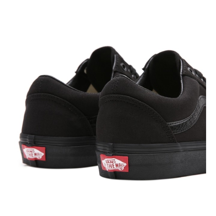 Zapatillas Vans Old Skool casual unisex negro vista dorsal