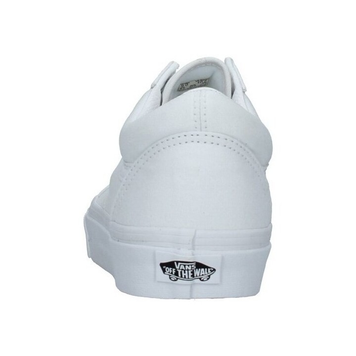 Zapatillas Vans Old Skool True White vista dorsal