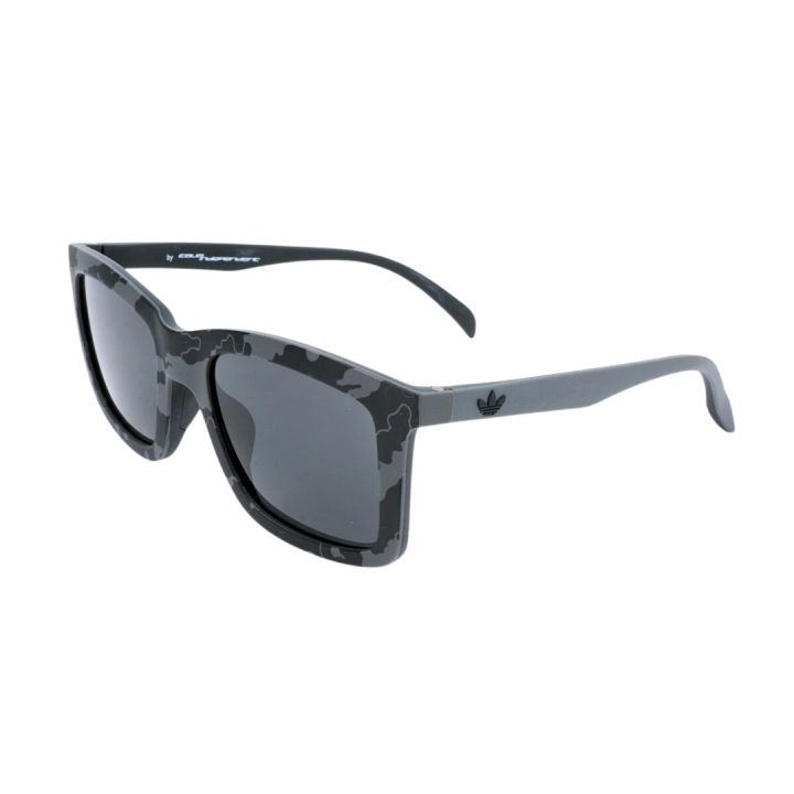 Gafas de sol de acetato gris con camuflaje para hombre Adidas vista lateral